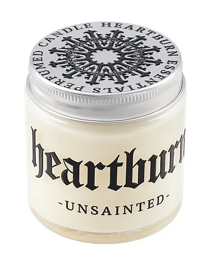 Свеча белая Unsainted (120мл) (Липа,лаванда,морская соль,хлопок) (CNDL-UNSNT-120) - фото 1