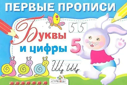 Первые прописи. Буквы и цифры - фото 1