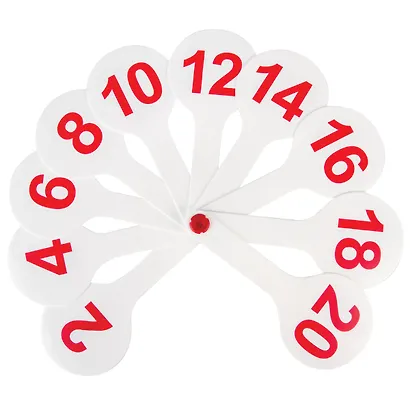 Веер - касса цифр (1-20), европодвес, Пифагор - фото 3