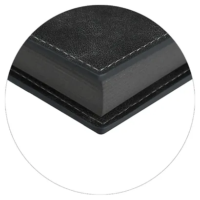 Ежедневник недатированный А5+ 160 листов "Фланстер" графитовый, мягк.переплёт, искусственная кожа - фото 9