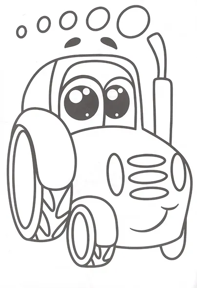 РАСКРАСКА А5 эконом. МАШИНКИ-МАЛЫШИ - фото 3