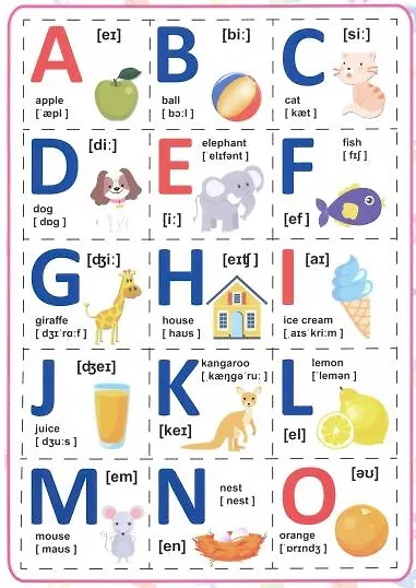 Английский алфавит. Разрезные элементы - фото 2