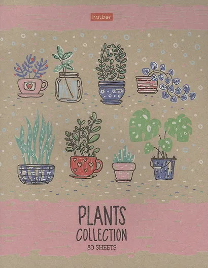 Тетрадь в клетку Hatber, "Ботаника", 80 листов, в ассортименте - фото 3