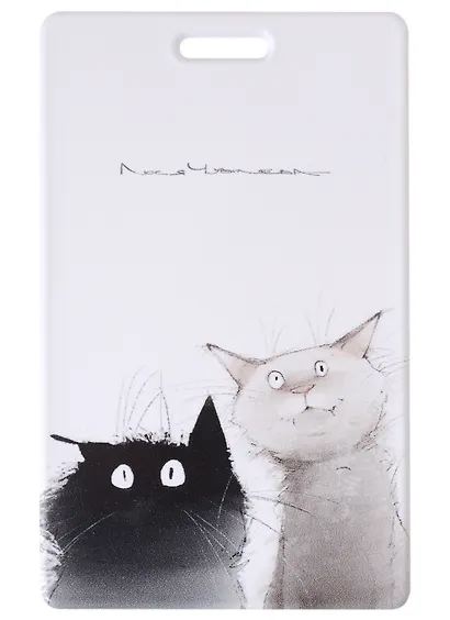 Чехол для карточек Коты Дуэт - фото 1