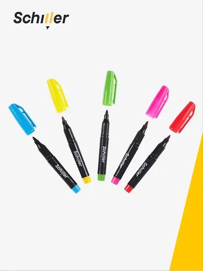 Маркеры перманентные мини "ColorBlast", 12 цветов, Schiller - фото 3