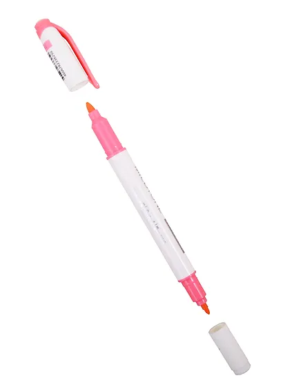 Текстовыделитель Hatber, Mildtone Pastel, двухсторонний розовый - фото 2