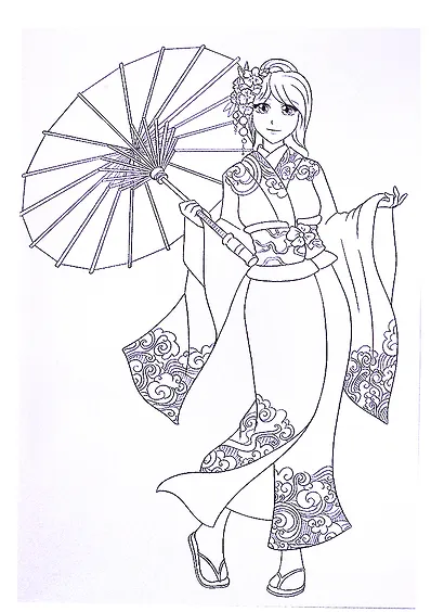 МАКСИ-РАСКРАСКА. АНИМЕ - фото 4