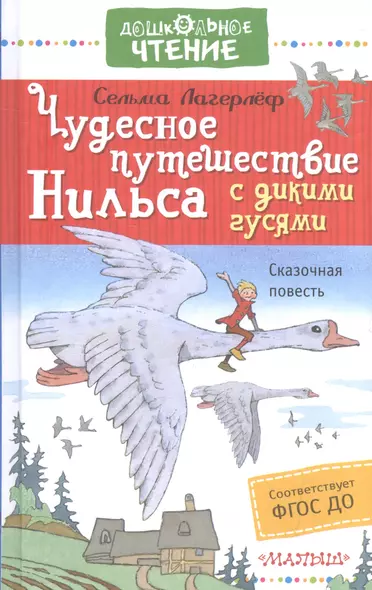 Чудесное путешествие Нильса с дикими гусями: сказочная повесть - фото 1