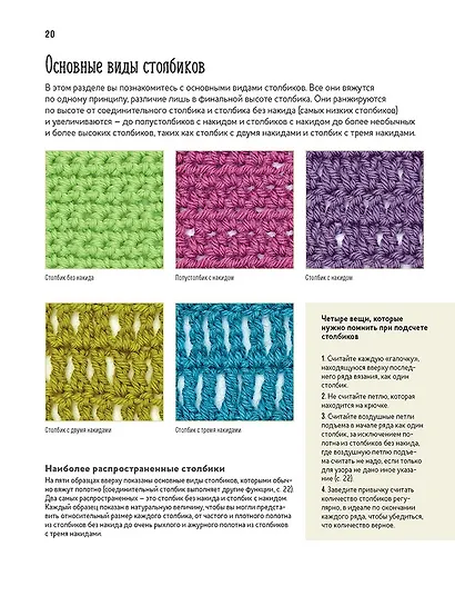 Школа вязания крючком. Основы, узоры, техники - фото 3
