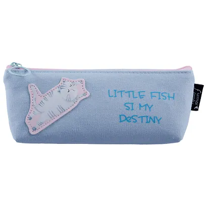 Пенал на молнии «Белый кот», 21 х 8.5 см - фото 4