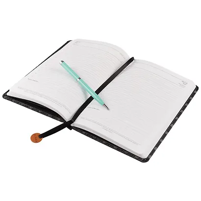 Ежедневник Escalada Denim в горошек, недатированный, А5 - фото 4