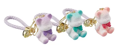 Брелок Мишка вязаный (градиент) (ПВХ) (6см) (12-05149-A032) Bookvalno - фото 2