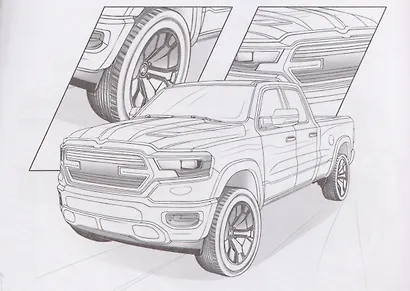 Внедорожники. Раскраска - фото 3