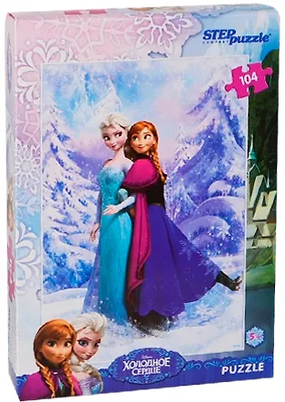 Пазл Disney Холодное сердце Step puzzle 104 эл. 82126 - фото 1