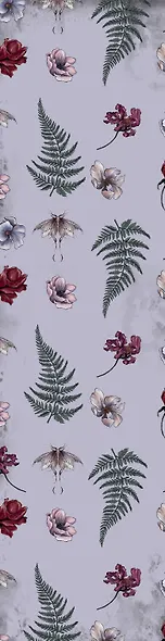 Закладка с резинкой. Bruk.herbs (оформление с мотыльком) - фото 3
