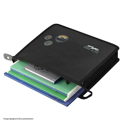 Папка для тетрадей А5 "Крутой утенок" полипропилен, 23.3*20*6.5 см, молния, дно с расширением - фото 4