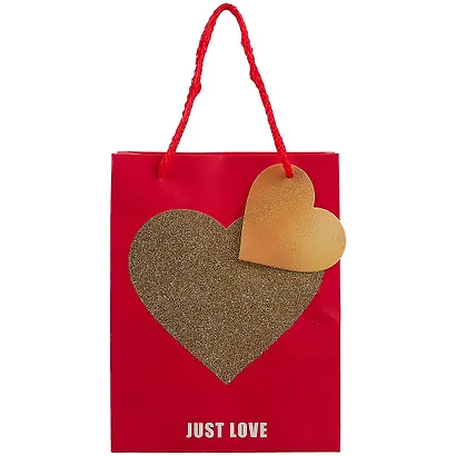 Пакет А5 23х18х10 Love.Red жен., бум.мат.ламинат - фото 2