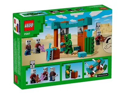 LEGO Minecraft: Сельский патруль в пустыне, 105 деталей (21267) - фото 3