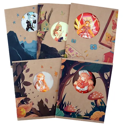 Тетрадь в клетку Listoff, "Феи (экслюзив)", А5, 48 листов, двойная обложка - фото 5