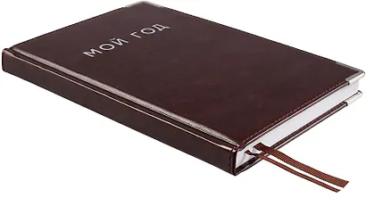 Ежедневник недат. А5 128л "SILVER" коричневый, иск.кожа 7Б, тв.переплет, мет.уголки, тонир.блок, тисн. фольгой, офсет, ляссе - фото 3