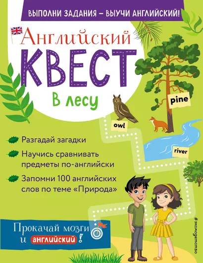 Английский квест. В лесу. Степени сравнения прилагательных и 100 полезных слов - фото 1