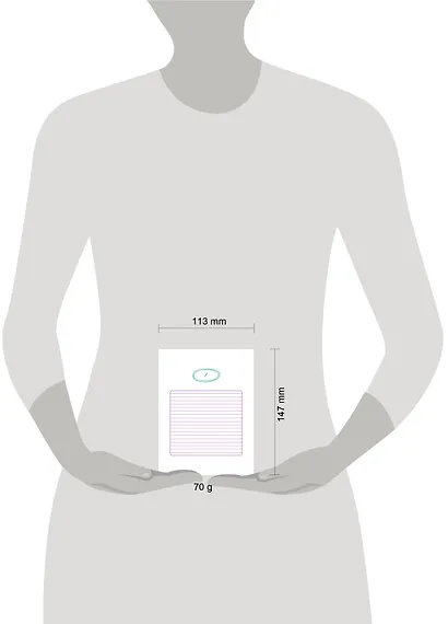 Записная книжка А6 48л кл. "Твой день, твои записи! Блокнот с корейской практичностью" скругленные углы - фото 6