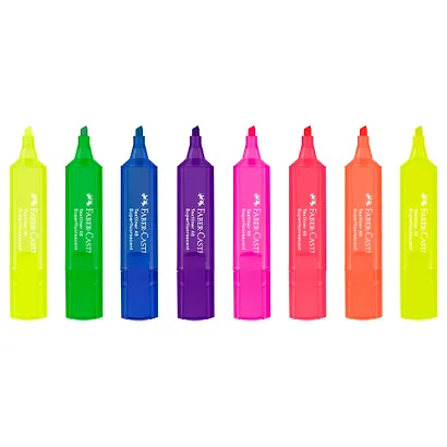 Набор текстовыделителей  8 штук "46 Superfluorescent" 1-5мм, Faber-Castell - фото 5