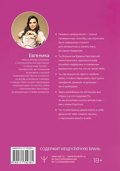 Сама у себя лучшая: все о любви к себе и личных границах. Как перестать заслуживать любовь, начать жизнь без чувства вины, угрызений совести и старого халата - фото 2