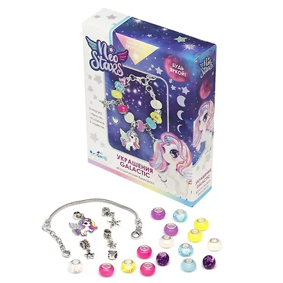 Neo Stars. Набор для творчества. Украшения своими руками. Galactic "Космический Единорог" - фото 3