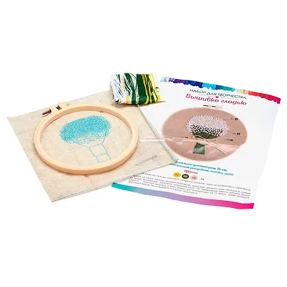 Набор для творчества. Вышивка гладью "Букет ромашек" - фото 3