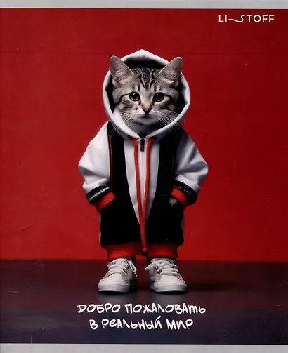 Тетрадь 48л кл. "Банда котиков" мел.картон, выб.лак, ассорти - фото 5