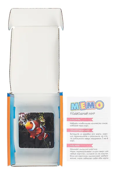 Развивающая игра. Мемо. Подводный мир - фото 3