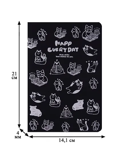 Тетрадь Black cat, 28 листов, в ассортименте - фото 4