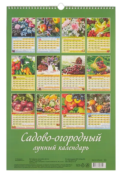 Календарь 2026г 320*480 "Садово-огородный лунный календарь" настенный, на спирали - фото 3