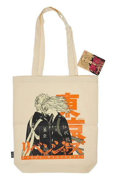 Сумка-шоппер Токийские мстители. Майки и Такэмити (текстиль) - фото 1
