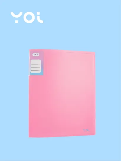 Папка 2 кольца А4 40 мм "Pastel" пластик 0,7 мм, Yoi - фото 4