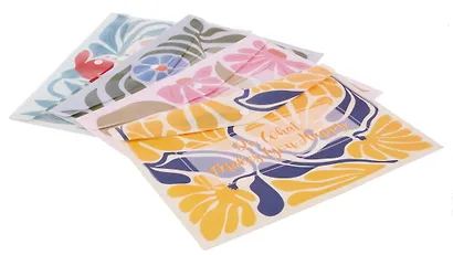 Папка-конверт А4 на кнопке "Garden flowers" ассорти - фото 2