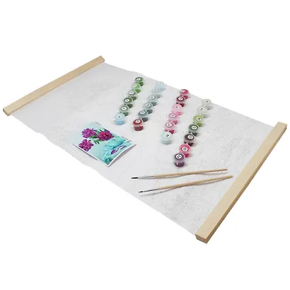 Картина для раскрашивания по номерам. Панно "Яркие пионы" - фото 4