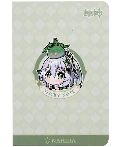 Блоки для записей, 4 штуки "Chibi Expression Nahida" диспенсер-книжка - фото 1