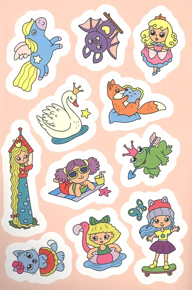 Светящиеся наклейки. Для девочек - фото 3