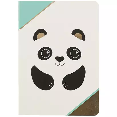 Тетрадь в клетку Mint panda, 32 листа - фото 1