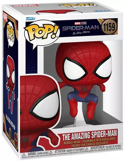 Фигурка Funko POP! Bobble Marvel Spider-Man No Way Home The Amazing Spider-Man Leaping - фото 1