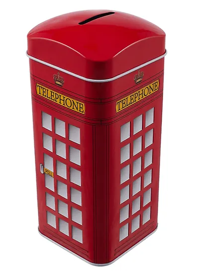 Копилка Телефонная будка (металл) (17×7) (12-09412-03797) - фото 7