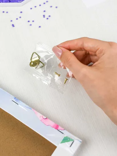 Алмазная  мозаика (набор для творчества) арт. 71402 Песик с кофе, размер: 30*30 см - фото 7