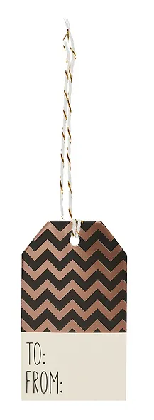 Бирки для украшения подарков "Поздравляю"  4шт с тиснением ассорти - фото 3