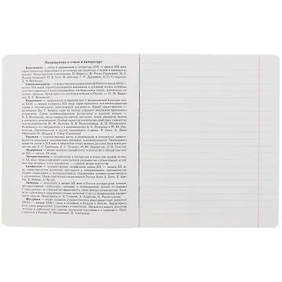 Тетрадь предметная в линейку Listoff, "Scientific. Литература", 48 листов - фото 2