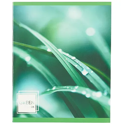 Тетрадь в линейку Listoff, "Листья в росе", 48 листов, в ассортименте - фото 3