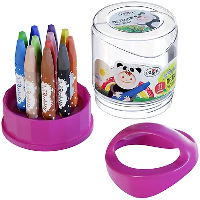 Масляные мелки «Малыш», «Гамма», 12 цветов - фото 5