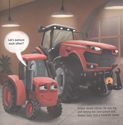 The tractor called Vick and the big race (Трактор Вик и его большая гонка, офсет 230х230) - фото 2