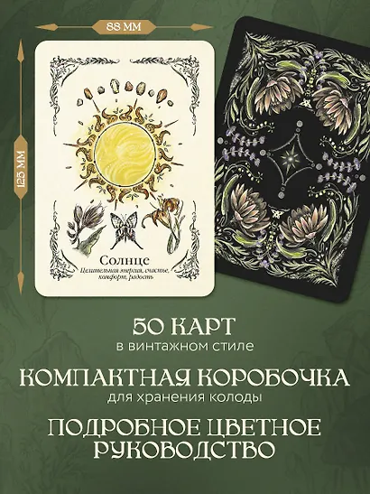 Зеленая ведьма. Колода-оракул. Откройте для себя силу и мудрость природной магии (50 карт и руководство) - фото 5